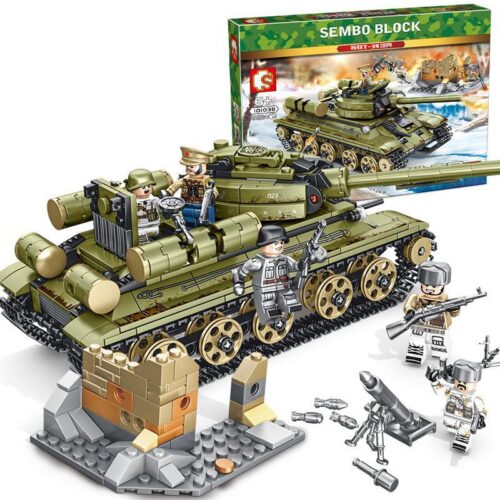 SEMBO 101038 Xe tăng T-34 Liên Xô bộ đồ chơi lắp ghép