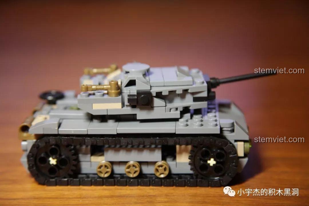 Chi tiết tháp pháo của mô hình xe tăng SEMBO 101117.