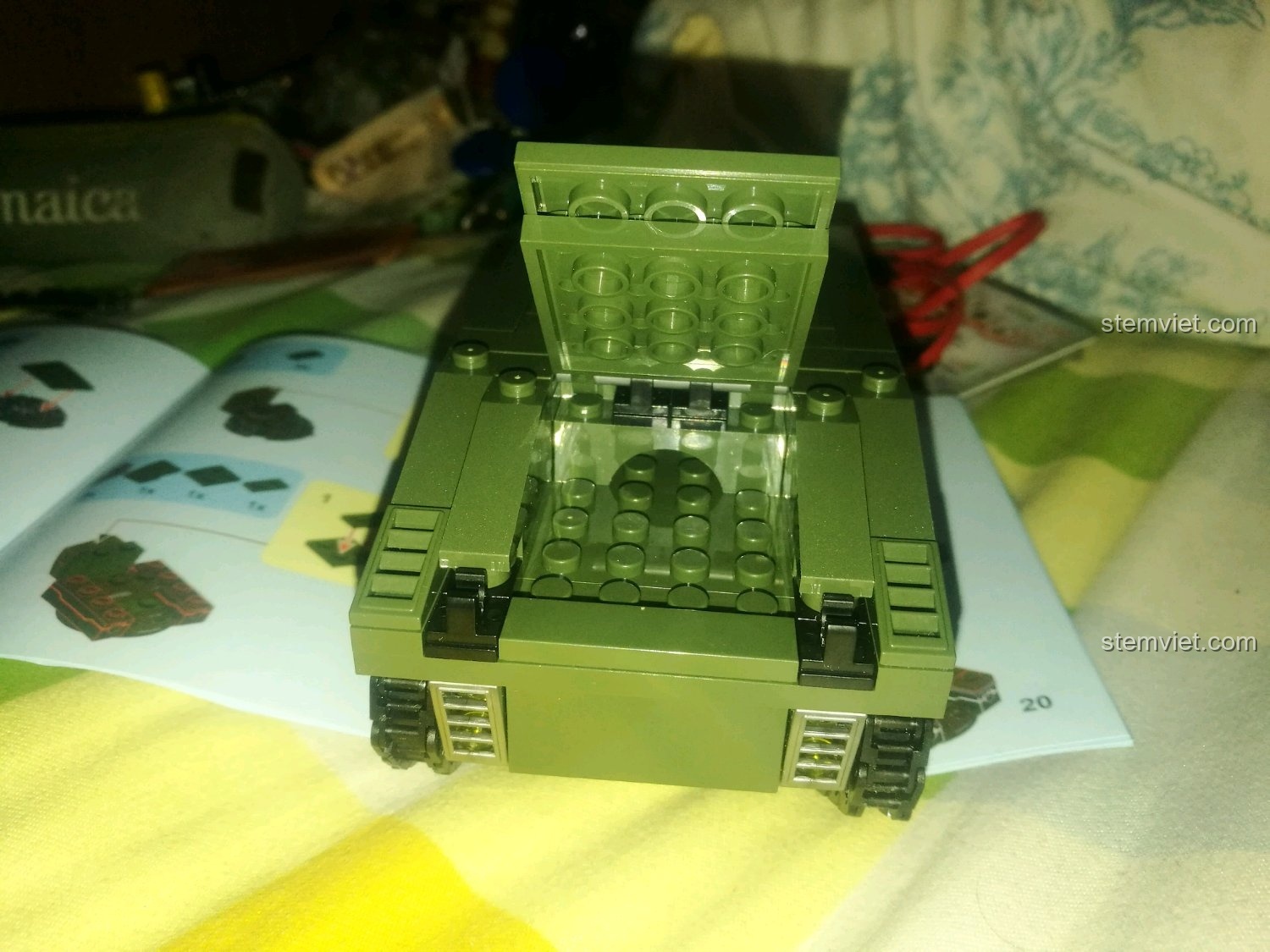 Quá trình lắp ráp bộ lắp ghép Xe Bọc Thép Đức SD.KFZ.251, bước đầu tiên