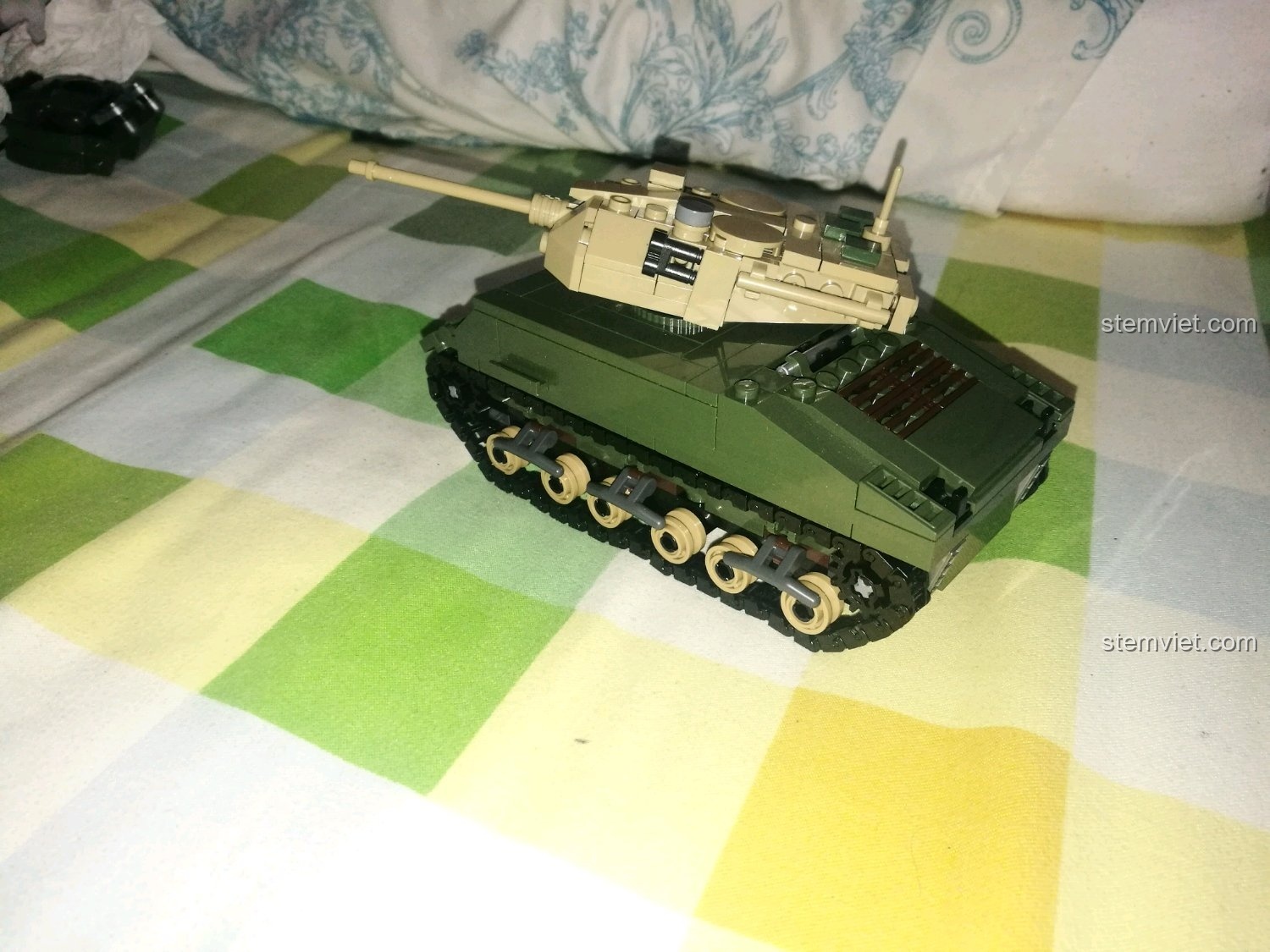 Hoàn thiện khung gầm bộ khối lắp ghép Xe Thiết Giáp Đức 101321