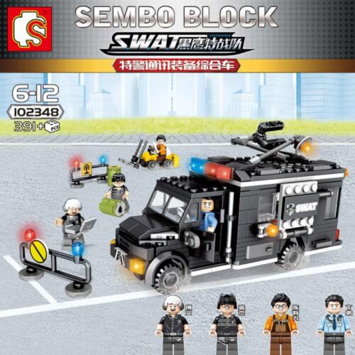 Xe Đặc Nhiệm SWAT Black Hawk SEMBO 102348 hướng dẫn SEMBO 102348 Xe Đặc Nhiệm Black Hawk