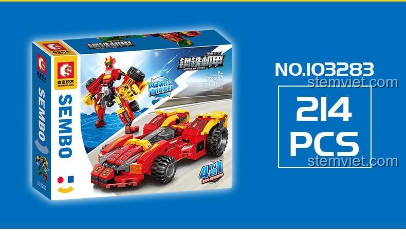 SEMBO 103283 Mecha of Steel Hộp Sản Phẩm 8