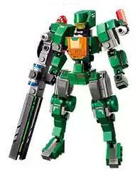 Ảnh chi tiết bộ lắp ghép Robot Chiến Binh Sấm Sét SEMBO 103383, món đồ chơi thông minh cho bé trai 6 tuổi, giá rẻ.