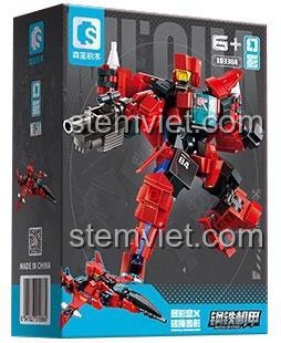 Mô hình đồ chơi lắp ráp Robot Chiến Đấu Phantom SEMBO 103384, 246 mảnh, dành cho bé trai 6 tuổi, giá rẻ.