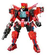 Hộp bộ xếp hình SEMBO 103384 Mecha Phantom, đồ chơi mô hình biến hình 2 trong 1 cho con trai.