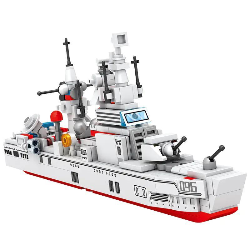 Bộ lắp ghép Tàu Tuần Dương Radar SEMBO 105073, mô hình quân sự chi tiết chân thực cho bé trai 6 tuổi, giá tốt