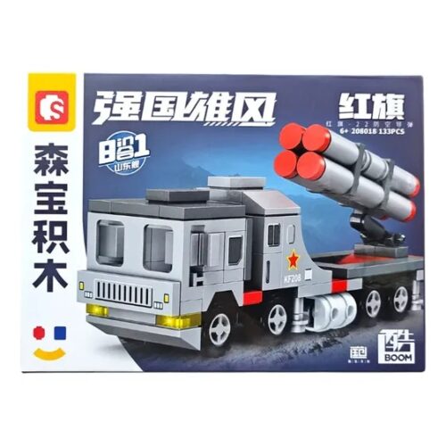 Bộ lắp ráp Xe Tải Phóng Tên Lửa Quân Sự Sembo 105332, đồ chơi mô hình quân sự cho bé trai 6 tuổi, giá tốt.