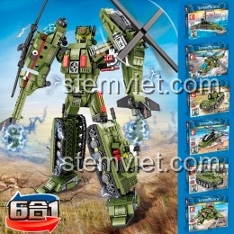 Đồ chơi lắp ráp thuyền rồng với tính năng xoay nút điều khiển, phù hợp cho bé trai 6 tuổi, giá tốt.