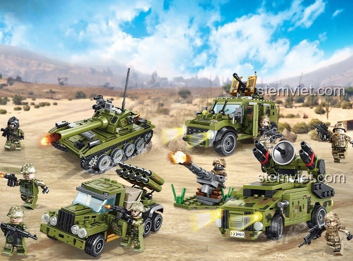 SEMBO 105471 Bộ đồ chơi Xe Tăng Chiến Đấu, Xe Tăng Quân Sự, Xe Tăng, Quân Sự, 226 Mảnh, 6+ tuổi, Con trai, Giá tốt