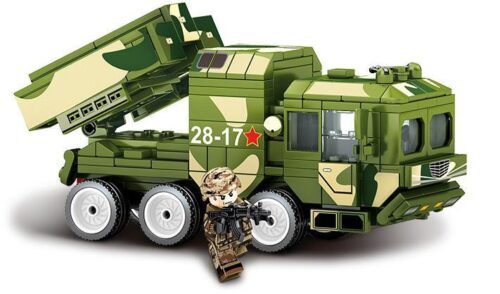 bộ lắp ráp Xe Phóng Tên Lửa Hành Trình CJ-10 SEMBO 105601, đồ chơi quân sự cho bé trai 6 tuổi giá rẻ.