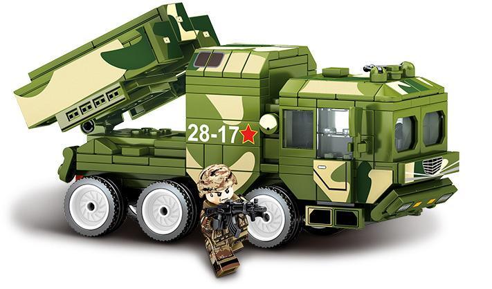 bộ lắp ráp Xe Phóng Tên Lửa Hành Trình CJ-10 SEMBO 105601, đồ chơi quân sự cho bé trai 6 tuổi giá rẻ.