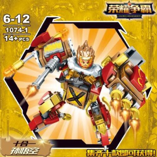 Bộ Lắp Ráp Tôn Ngộ Không 10 Kiểu Kết Hợp Glory Hegemony SEMBO 1074-6 hướng dẫn lắp ráp SEMBO 1074-6 Bộ Tôn Ngộ Không 10 Kiểu Kết Hợp Glory Hegemony