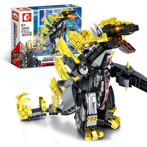 Hộp đồ chơi lắp ráp SEMBO 108592 Quái vật Grand King Megalos, 472 mảnh, quà cho bé trai 6 tuổi giá rẻ.