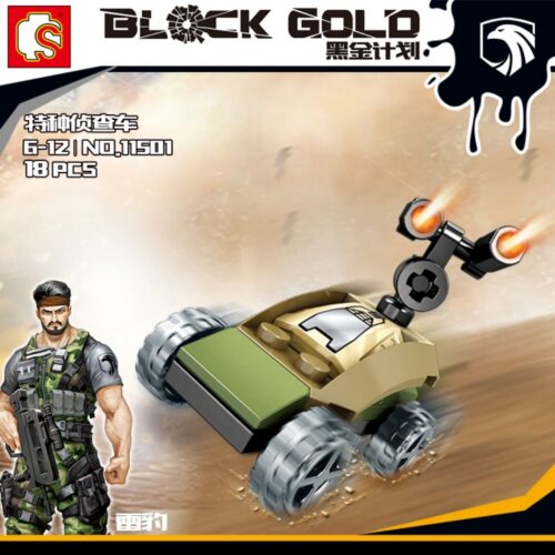 Sách Hướng Dẫn Lắp Ráp Xe Tên Lửa Chiến Thuật Black Gold SEMBO 11512 - Hướng dẫn lắp ráp SEMBO 11512 Xe Tên Lửa Chiến Thuật Black Gold