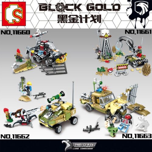 Sách Hướng Dẫn Lắp Ráp Xe Chiến Đấu Red Devil Đội Tiên Phong Black Gold SEMBO 11660, hướng dẫn SEMBO 11660 Xe quân sự Black Gold, sách lắp ghép SEMBO 11660 Mô hình xe chiến đấu Red Devil