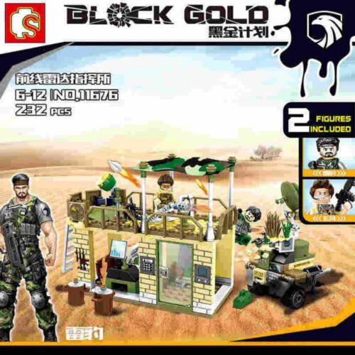 Trạm Chỉ Huy Radar Tiền Tuyến Black Gold SEMBO 11676 sách hướng dẫn SEMBO 11676 Bộ Chỉ Huy Thông Tin Liên Lạc