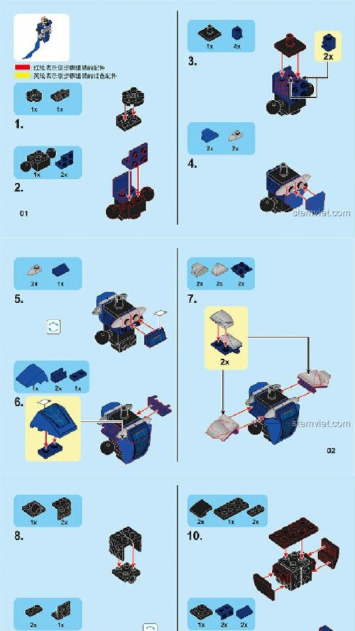 Robot Triệu Vân SEMBO 11801 hướng dẫn SEMBO 11801 Robot Triệu Vân