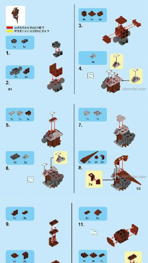 Tôn Ngộ Không SEMBO 11803 sách lắp ghép SEMBO 1803 Tôn Ngộ Không