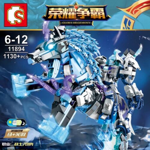 Chiến Thần Băng Phong Quan Vũ và Ngựa SEMBO 11894 hướng dẫn SEMBO 11894 Mô hình Chiến Thần Băng Phong