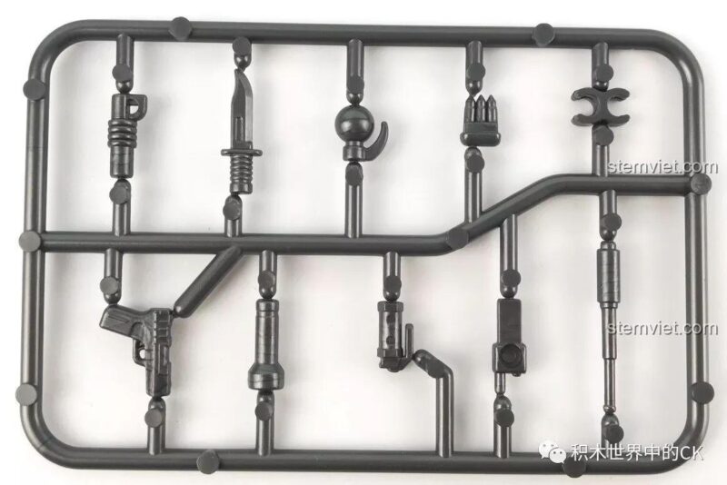 Linh kiện bộ lắp ráp SEMBO 12173 Tàu Đệm Khí Bison, chi tiết đồ chơi mô hình quân sự cho bé trai 6 tuổi.