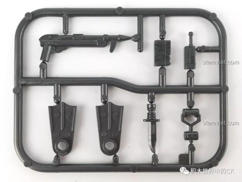 Linh kiện bộ lắp ráp SEMBO 12173 Tàu Đệm Khí Bison, chi tiết đồ chơi mô hình quân sự cho bé trai 6 tuổi.