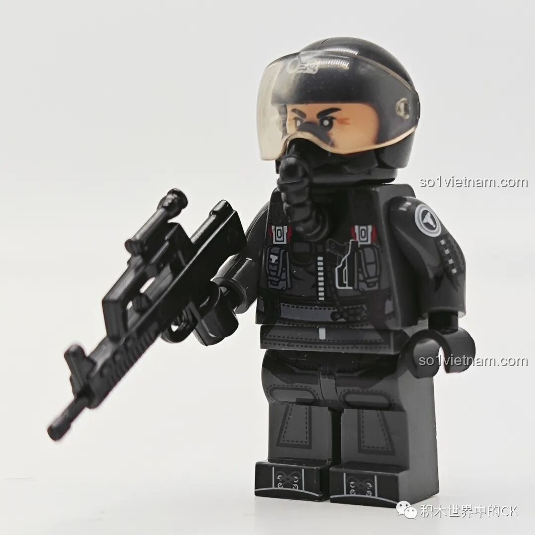 Mô hình SEMBO 202198 J-20C hoàn thiện, nhìn từ trên xuống