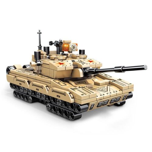 Bộ lắp ráp SEMBO 203133 Xe Tăng Chiến Đấu Chủ Lực Type 99 màu nâu, đồ chơi mô hình quân sự cho bé trai 6 tuổi, chất lượng cao, giá tốt