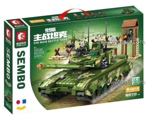 SEMBO 203145 Xe tăng chiến đấu chủ lực 99B - Mô hình xe tăng quân đội