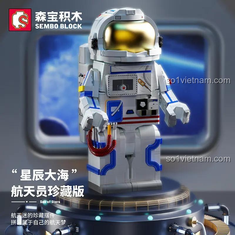 Mô hình phi hành gia SEMBO 203330 Sea of Stars 3D, đồ chơi lắp ráp STEM cho bé 6 tuổi
