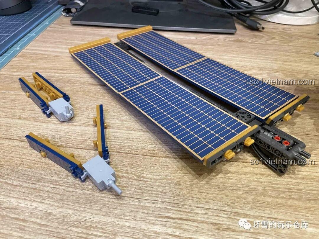 Phần khoang giữa của bộ lắp ghép SEMBO 203337 Khoang Lõi Thiên Hòa, mô hình chi tiết, đồ chơi giáo dục cho bé trai