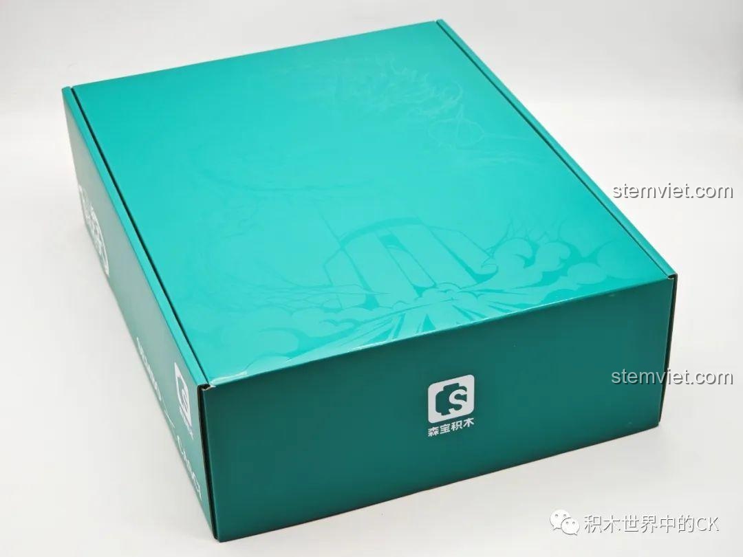 Hiệu ứng đèn LED rực rỡ của bộ xếp hình SEMBO 203359 Tên lửa Trường Chinh 1.