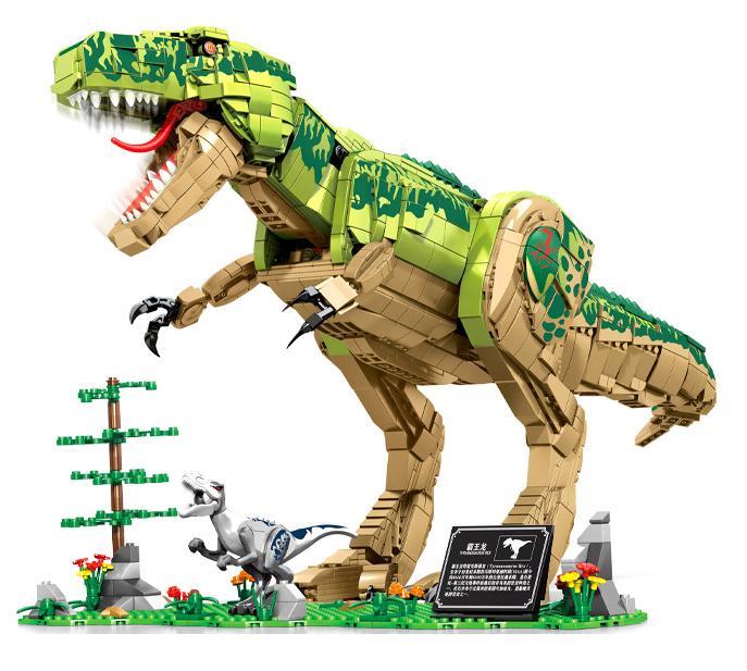 Bộ đồ chơi Khủng long Bạo chúa SEMBO 205026 chi tiết cao, mô hình T-Rex sống động cho bé trai 6 tuổi, giá tốt.