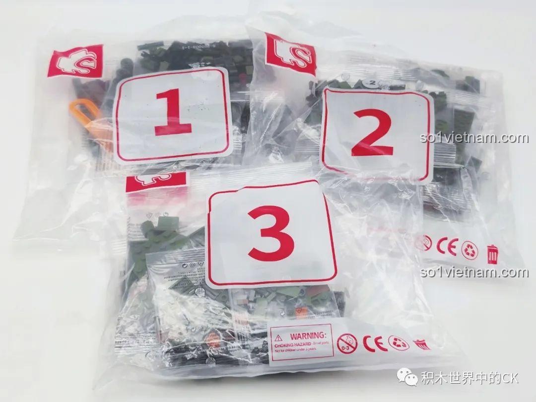 Cận cảnh tháp pháo và nòng pháo của xe tăng Leopard 2A6 trong bộ SEMBO 207003.