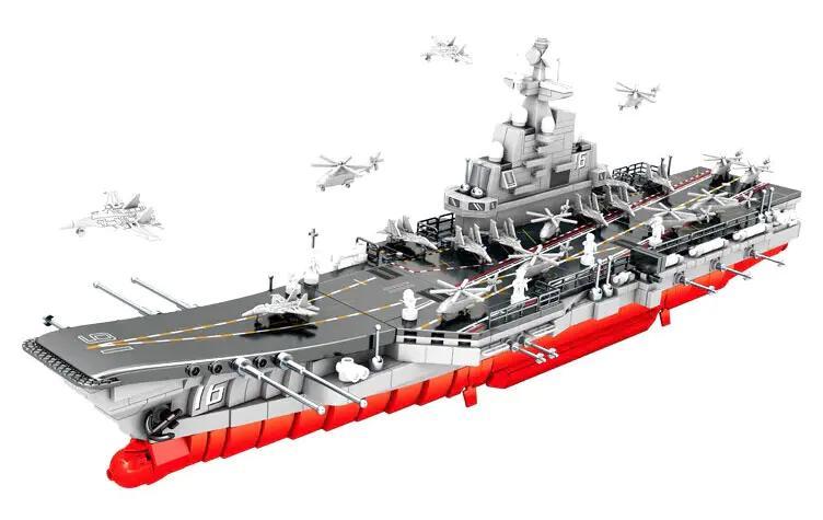 bộ lắp ghép Tàu sân bay Liêu Ninh Sembo 208121 chi tiết, đồ chơi cho bé trai 6 tuổi giá rẻ