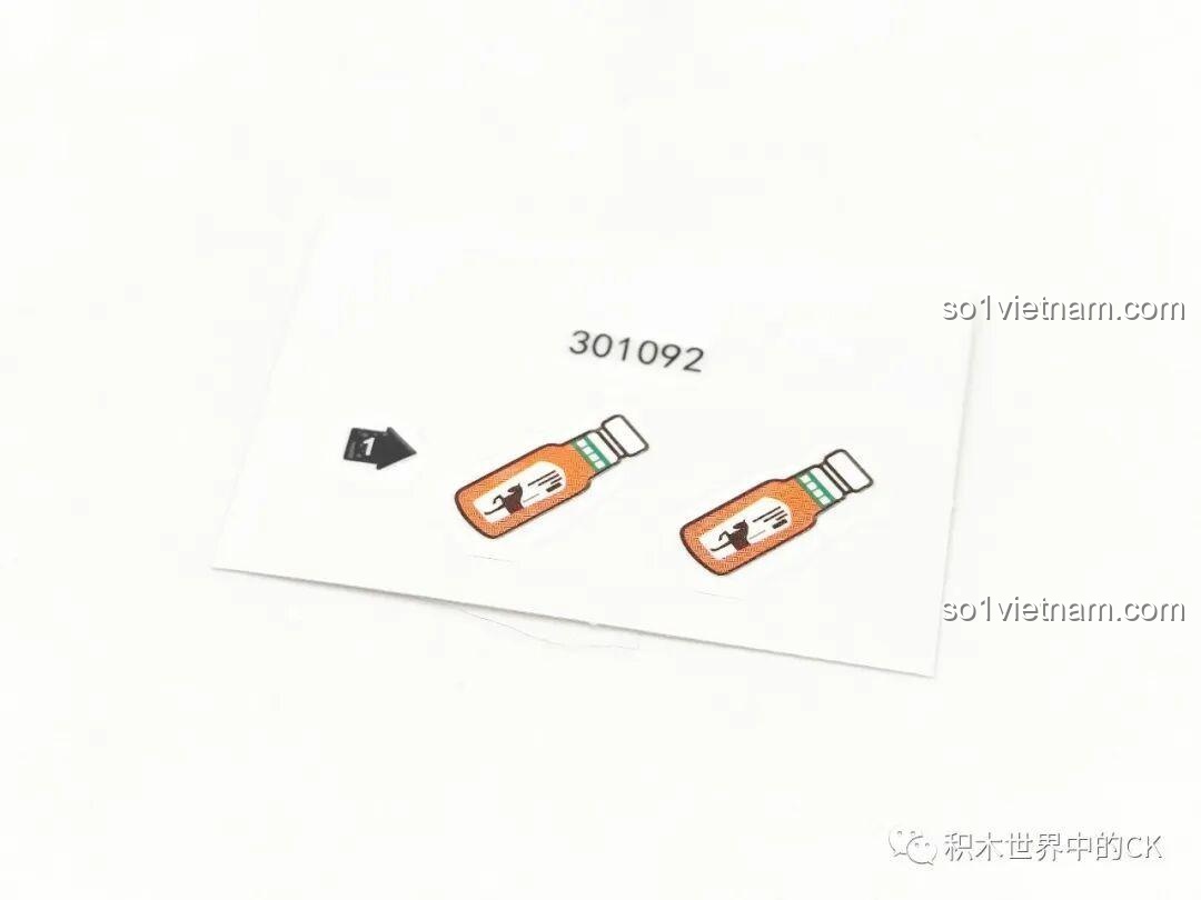 Sách hướng dẫn lắp ráp SEMBO 301093 với sticker