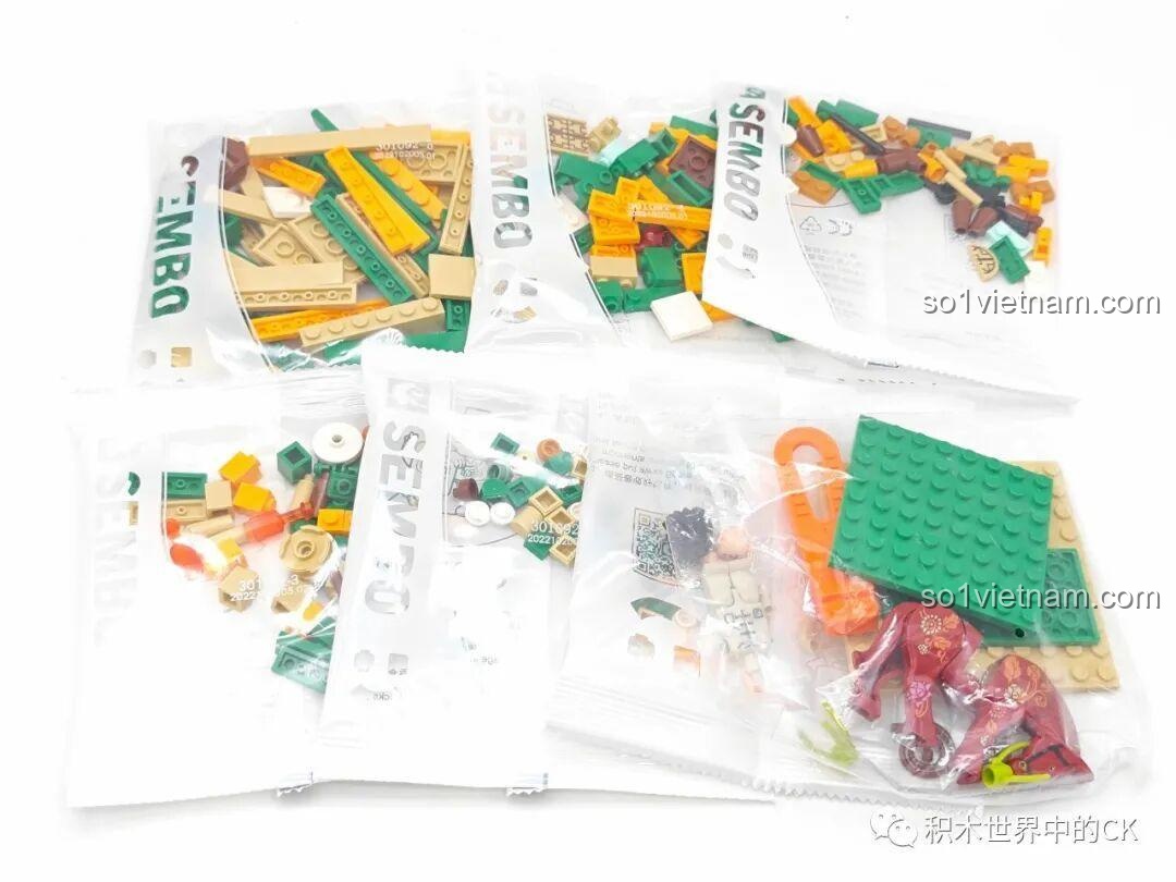 Các túi mảnh ghép của bộ SEMBO 301093