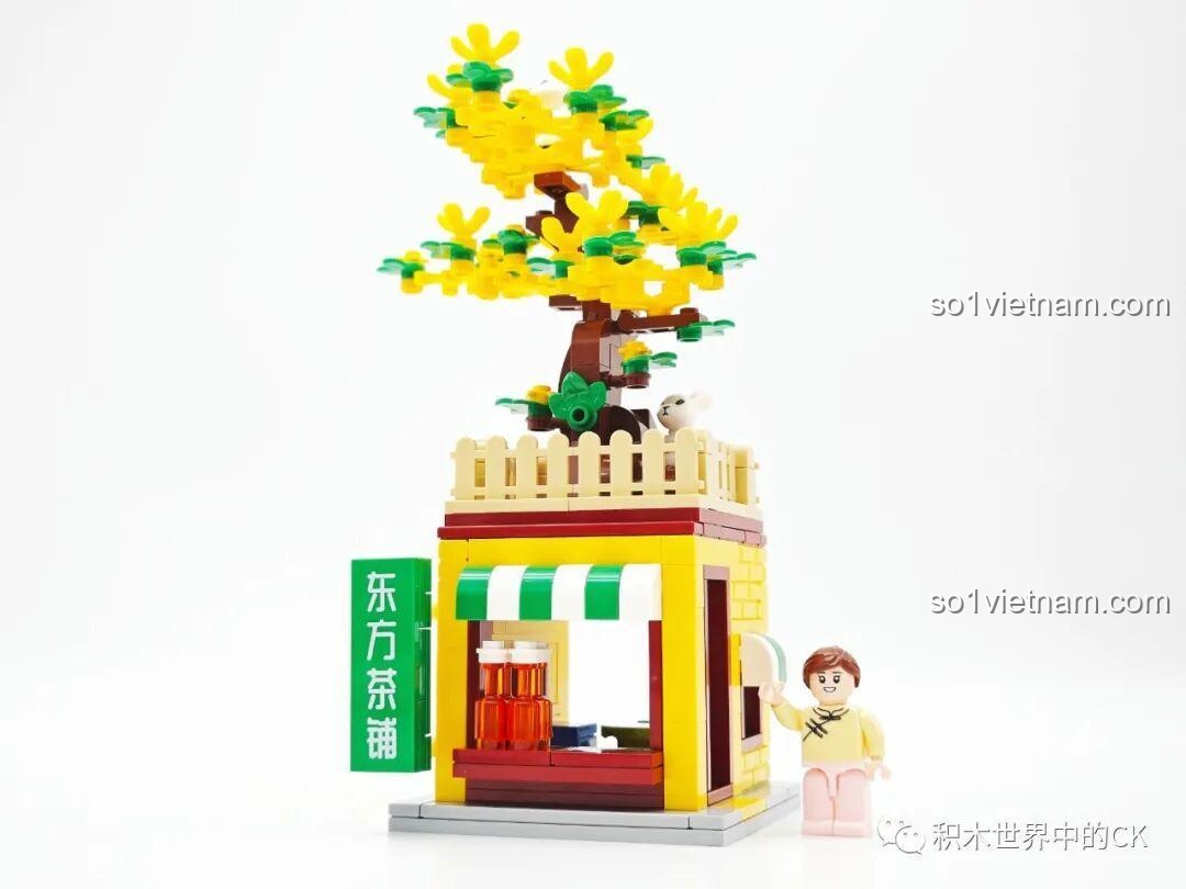 SEMBO 301094 Mô hình tiệm trà hoa nhài - chi tiết nhân vật