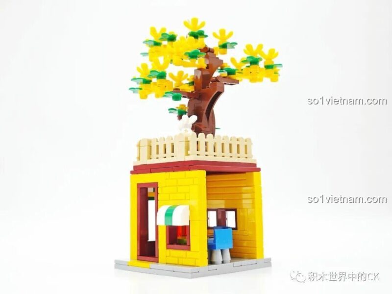 SEMBO 301094 Mô hình tiệm trà hoa nhài - chi tiết nội thất