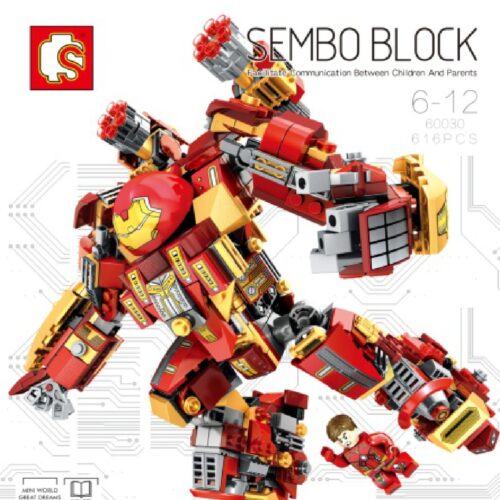 Bộ Giáp Hulkbuster MK44 SEMBO 60030 hướng dẫn lắp ráp SEMBO 60030 Mô hình Iron Man Hulkbuster