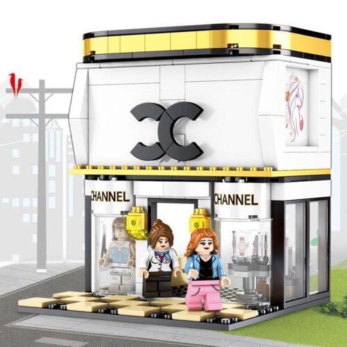 SEMBO 601060 Cửa hàng Chanel - Bộ lắp ghép kiến trúc sang trọng cho bé gái 6 tuổi