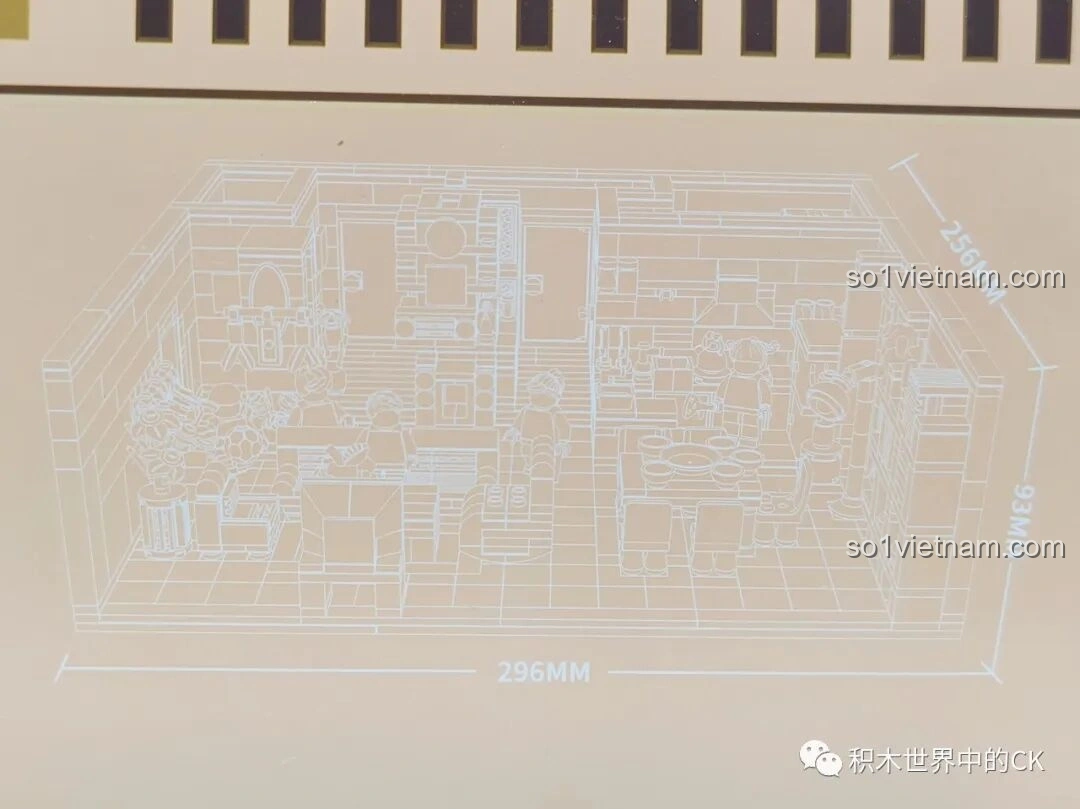 Thông số kích thước hộp bộ lắp ghép Gia Hữu Nhi Nữ - Phiên Bản Kỷ Niệm 18 Năm SEMBO 601310.