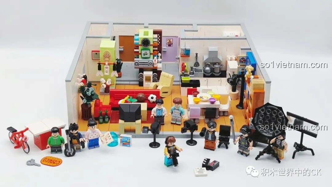 Hộp trưng bày acrylic rỗng cho bộ Phim trường Gia Hữu Nhi Nữ SEMBO 601310.