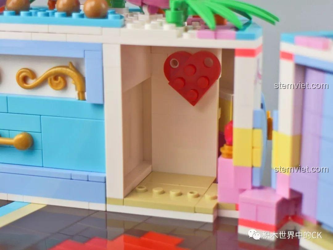 Bánh kem Sembo 601400, Hộp quà 601400, Bánh sinh nhật 1400, Mô hình bánh kem 01400, bánh kem mở ra 180 độ.