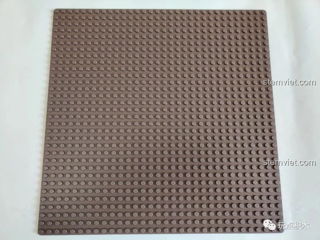 Tấm đế lớn màu nâu của bộ đồ chơi lắp ráp Sembo 601400 Bánh Kem Hộp Quà