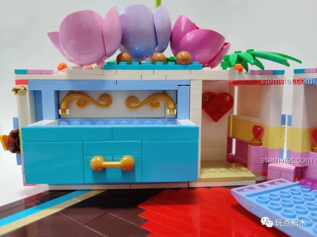 Mô hình bánh kem Sembo 601400 Bánh Kem Hộp Quà đặt trong hộp quà