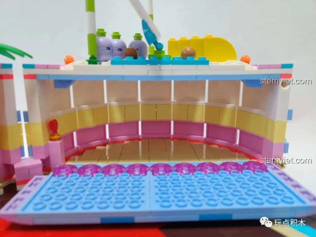 Hộp quà trang trí đẹp mắt của Sembo 601400 Bánh Kem Hộp Quà