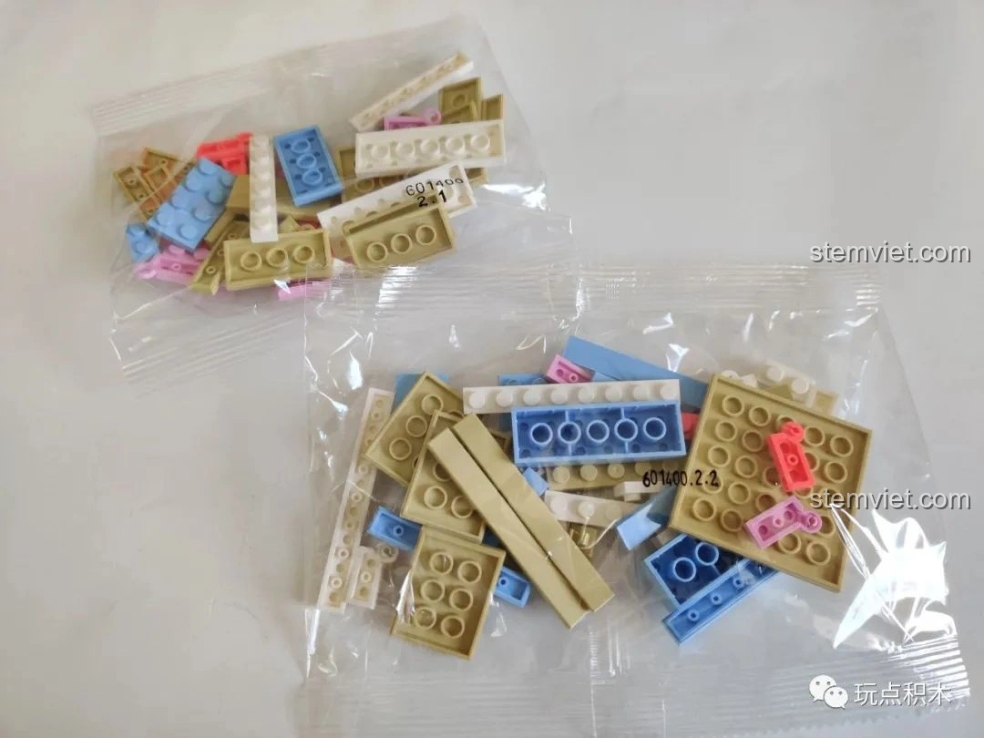 Túi mảnh ghép số 2 của bộ Sembo 601400 Bánh Kem Hộp Quà