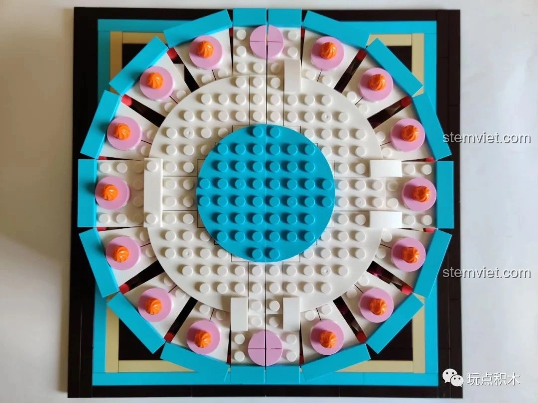 Túi mảnh ghép số 6 của bộ Sembo 601400 Bánh Kem Hộp Quà