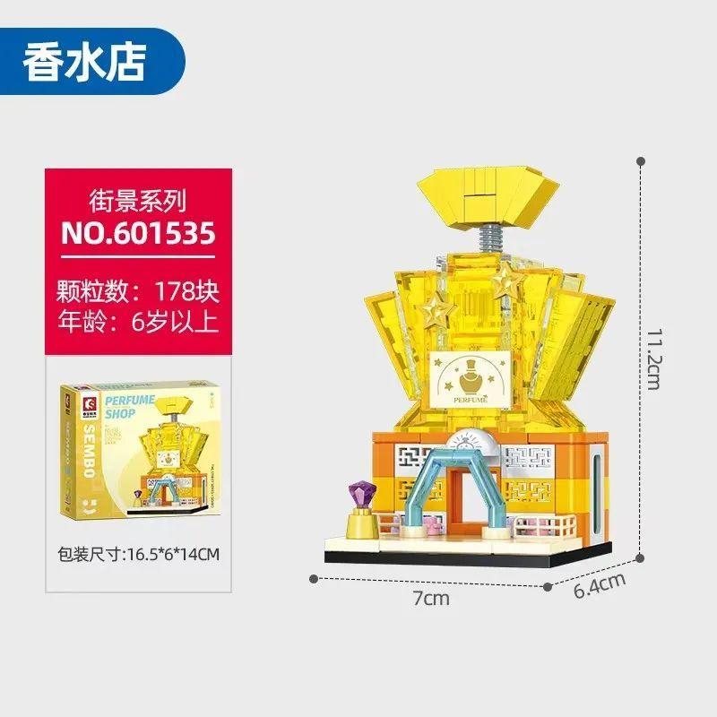 Bộ lắp ghép Cửa hàng nước hoa SEMBO 601535 giá rẻ, đồ chơi mô hình Cửa hàng nước hoa mini cho bé gái 6 tuổi, chất lượng tốt.