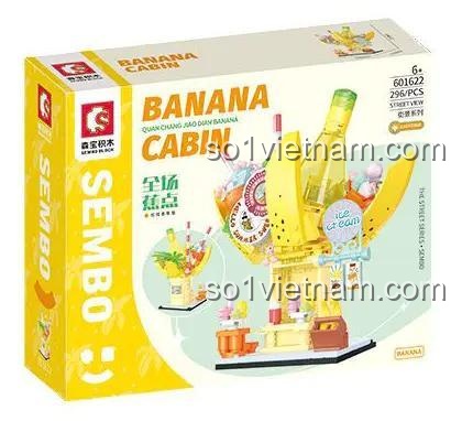 Hộp bộ đồ chơi Nhà Chuối Ngọt Ngào SEMBO 601622